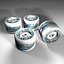 skate wheels 3d model