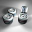 skate wheels 3d model