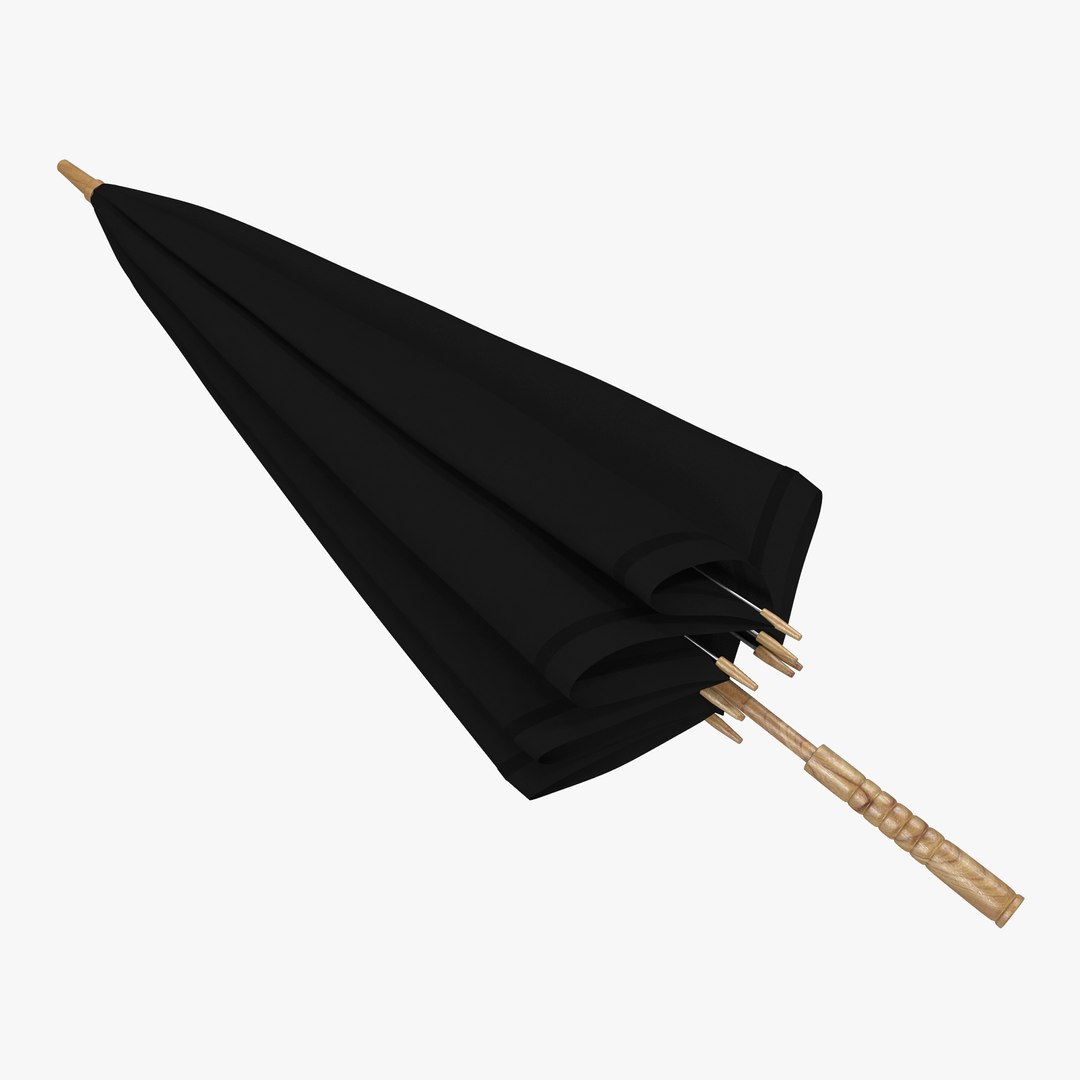 Umbrella Closed 4 3D Model 3D model preview