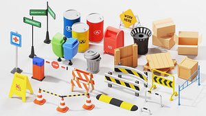 street cartoon element vol 2 3D