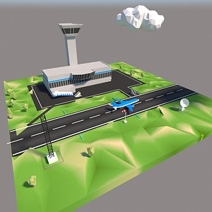 Airport Cartoon