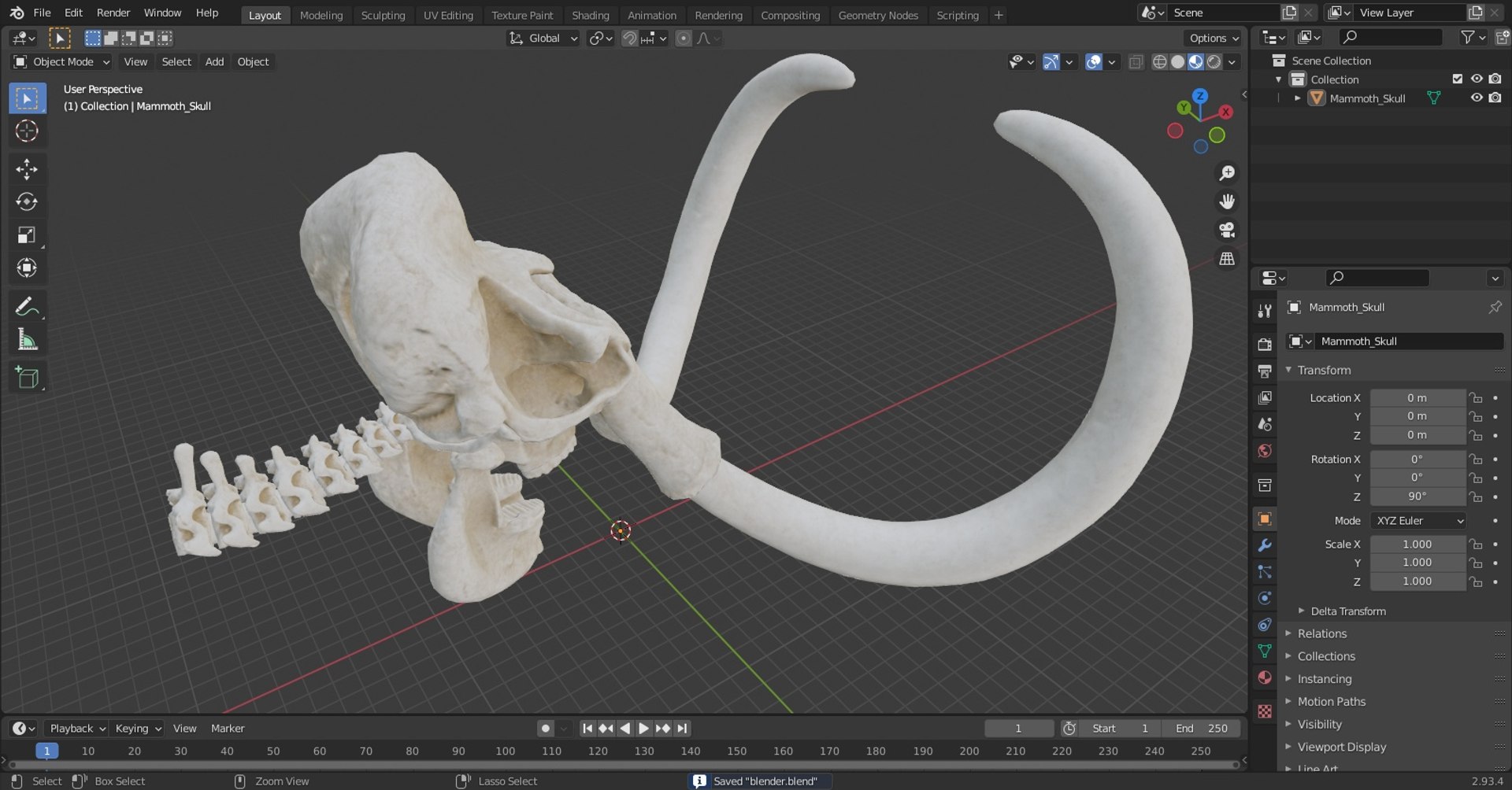 3D Mammoth Skull model https://p.turbosquid.com/ts-thumb/0W/QuUaLt/nC/mammothskullmb3dmodel020/jpg/1634089613/1920x1080/fit_q87/4b459f3435e7ee3684a4503377ad152ad5bf4471/mammothskullmb3dmodel020.jpg