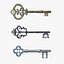 Medieval Skeleton Keys Pack