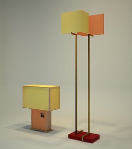 fine art lamp 3d model