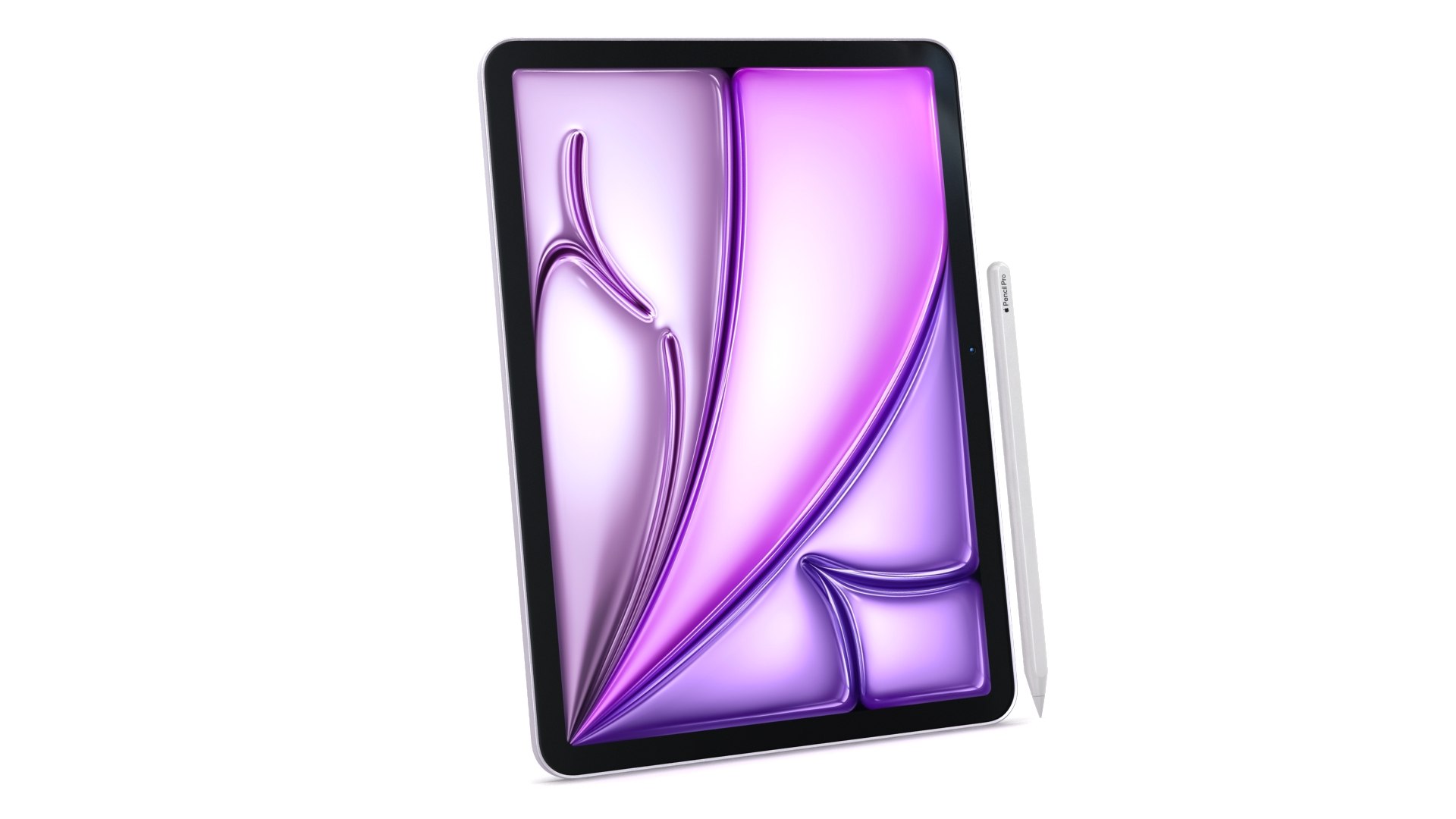 3D Apple IPad Air 11 2024 Purple With Pencil TurboSquid 2327430