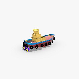 3D TUGBOAT model