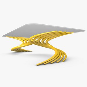 Swirls Fantasy Table 3D model