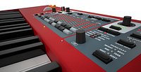 3d model musical instrument Keyboard Nord S3