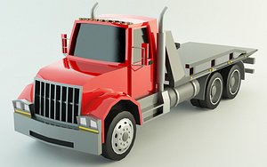 tow truck polys model