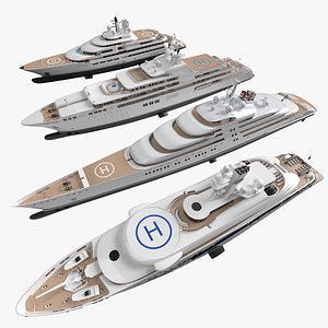 Superyacht Persian Summer 2022 Collection 3D model