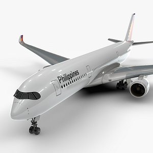 a350-900 philippine airlines l1137 3D model