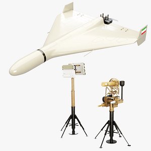 3D Shahed 136 and Anti Drone System