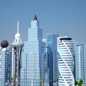 modern city 3D