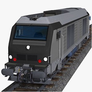 3D sncf class bb 75000 diesel electric locomotive