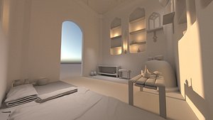 old interior house 3D model