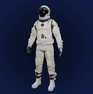 Sci Fi Space Suit Interstellar 3D