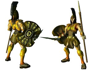 achilles trojan war 3d model
