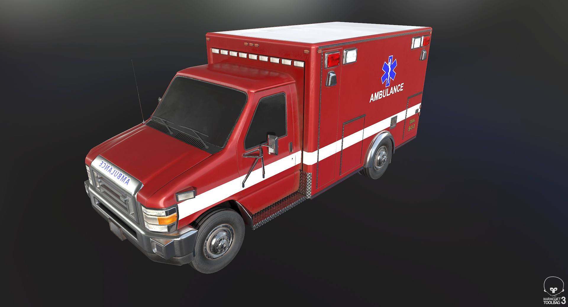 Ambulance Asset Real 3D - TurboSquid 1168904