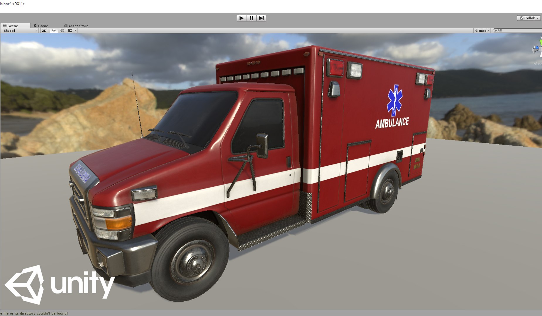 ambulance asset real 3D https://p.turbosquid.com/ts-thumb/0X/HjxFmE/UpE4RcmI/render_unity1/jpg/1497710284/1920x1080/fit_q87/b59354e683cf019ef88110b0f9fef926405d7b21/render_unity1.jpg