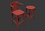 Bar Chair set 2 3D