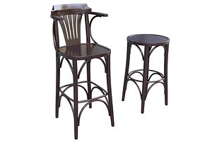 Bar Chair set 2 3D