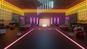 Metaverse Party Room 3D model