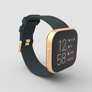 3D fitbit versa 2 smartwatch model
