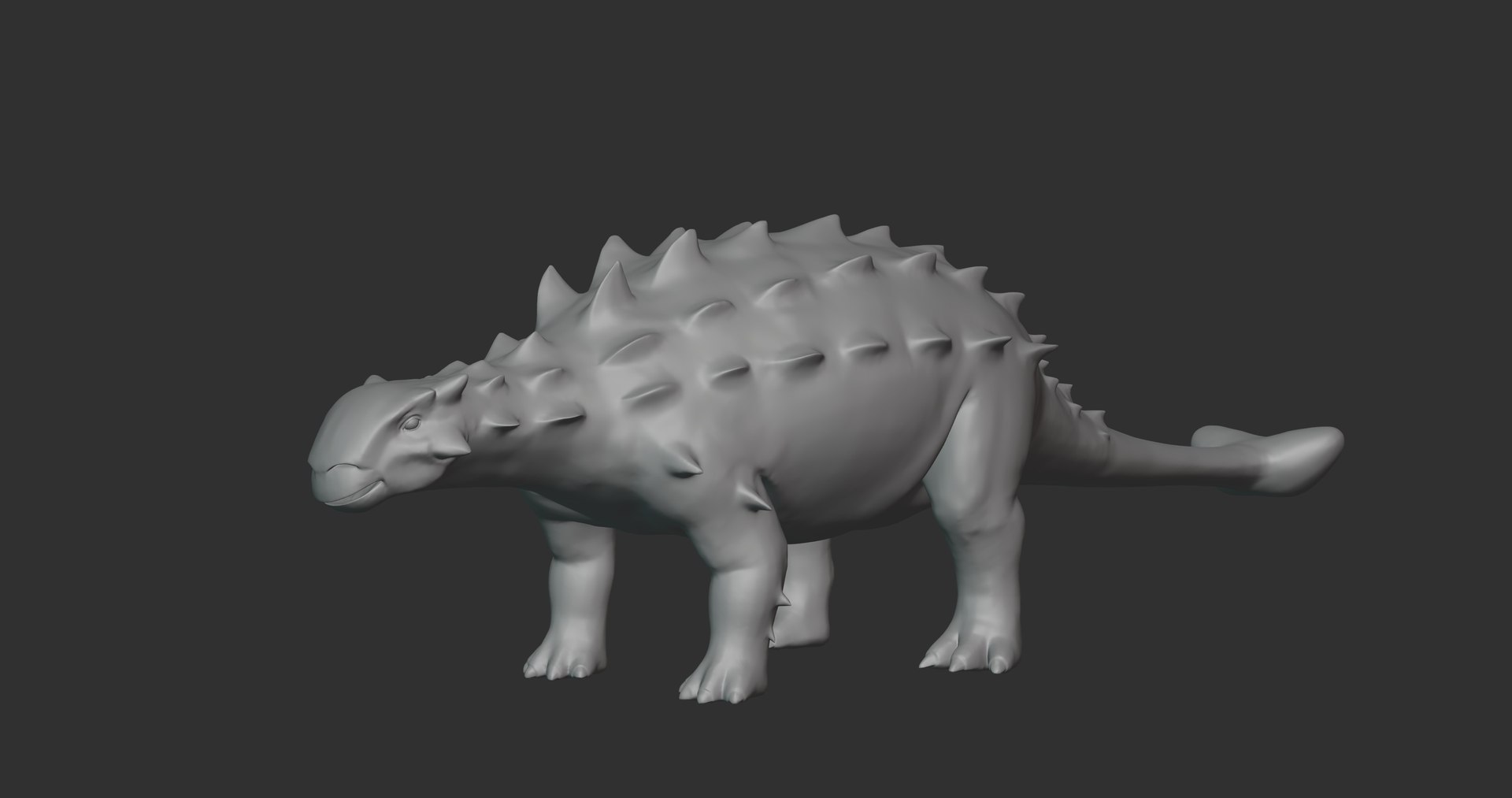 3D model Euoplocephalus Basemesh Low Poly - TurboSquid 1994090