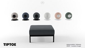 TIPTOE Easy Ottoman