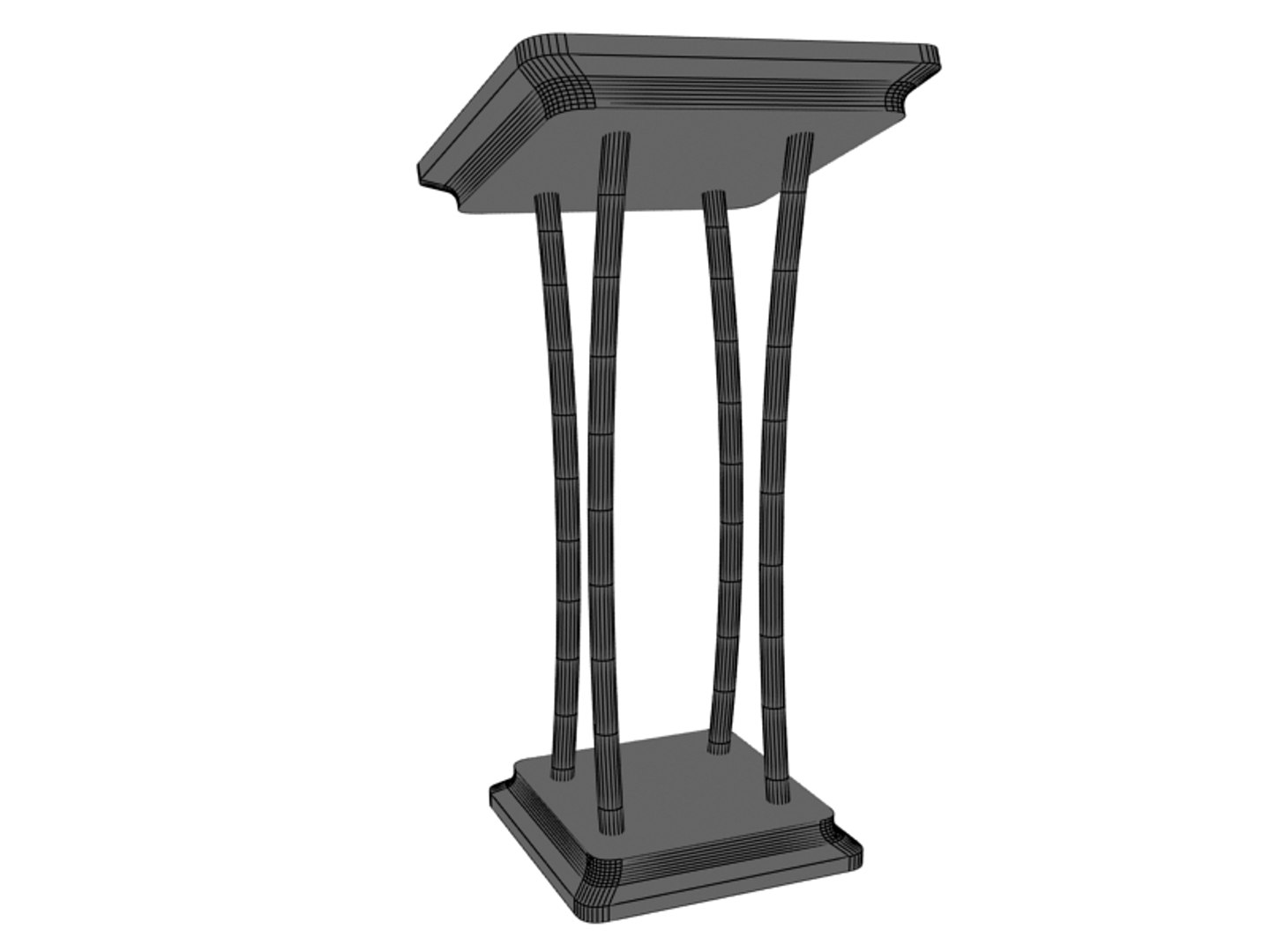 Pulpit Church 3d Model