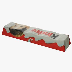 kinder chocolate 3D model