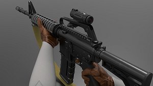 3D m16A2 Fps - Tps model