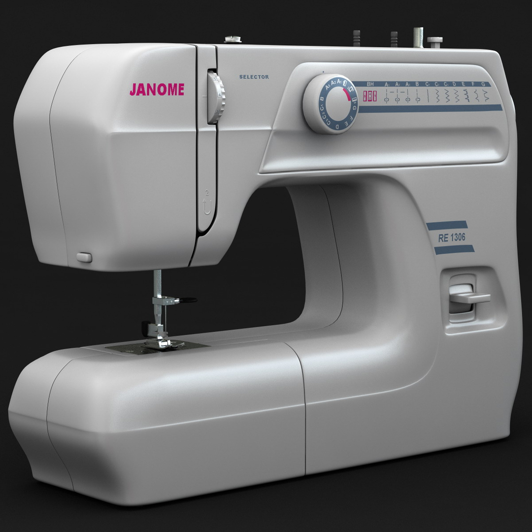 3ds janome re1306 sewing machine