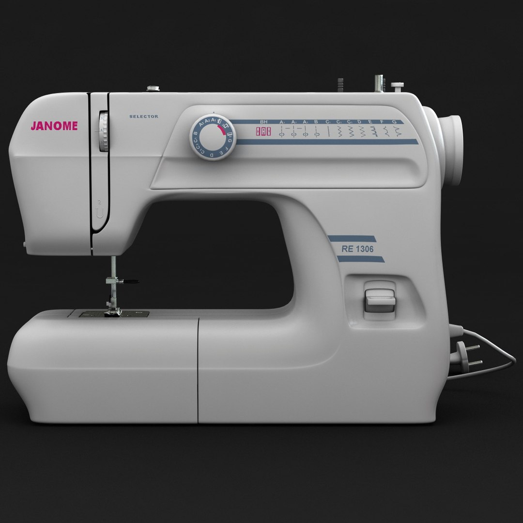 3ds Janome Re1306 Sewing Machine