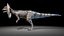 3D dilophosaurus model