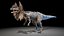 3D dilophosaurus model