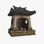 Asian ancient architecture earth temple