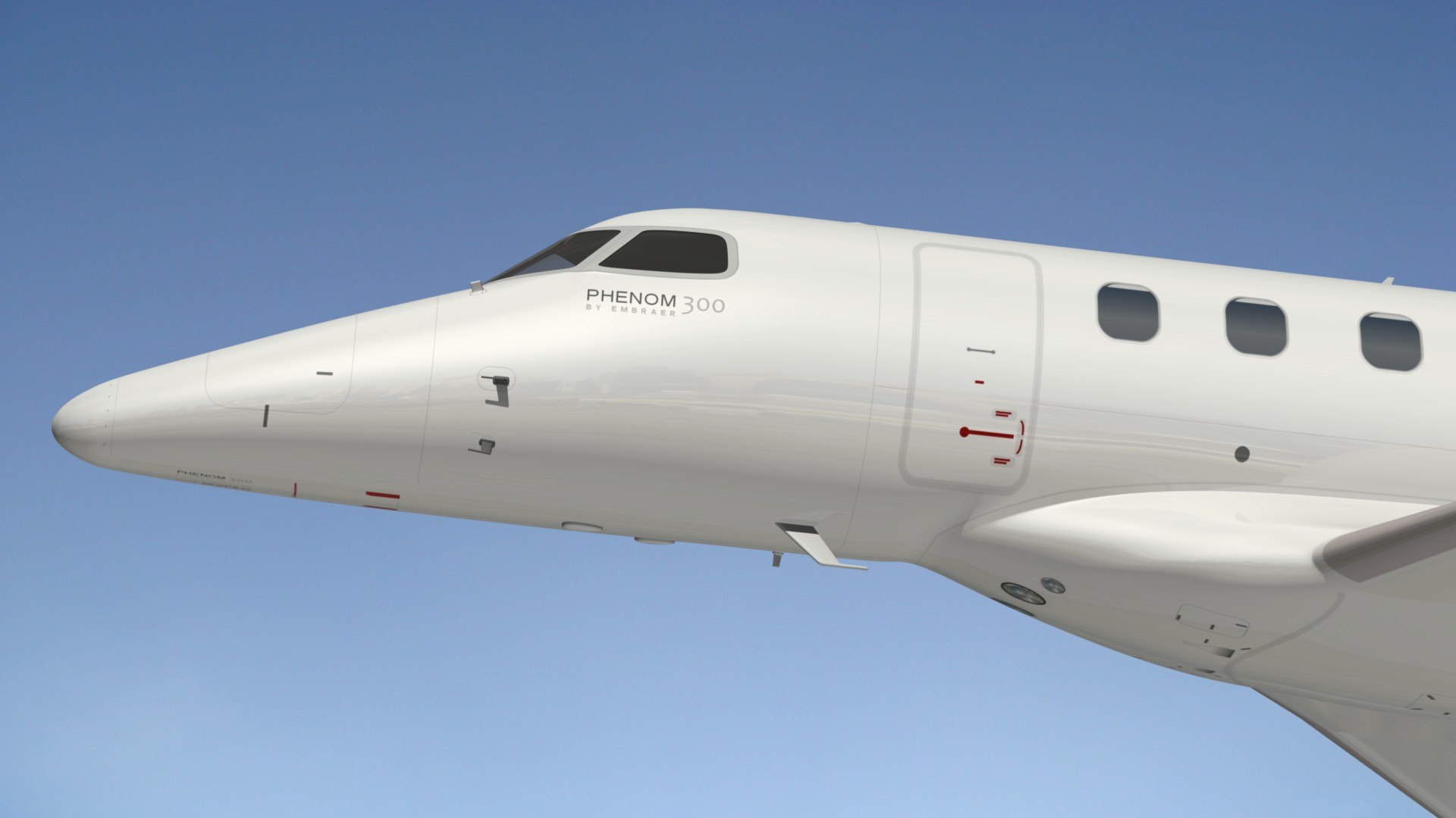 3D Model Phenom 300 White Livery - TurboSquid 1994249