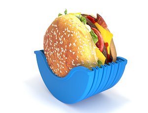 3D burger