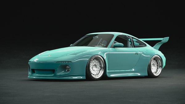 ポルシェ 911 996 新旧スラントノーズ3Dモデル - TurboSquid 2134130