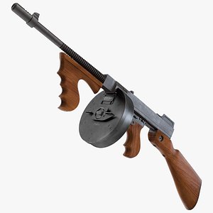 Thompson Submachine Gun 3D model
