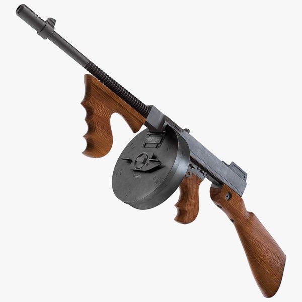 modelo 3d Subfusil Thompson TurboSquid 2146030