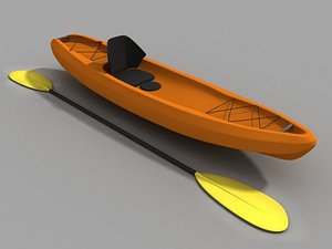 kayak sit 3d model