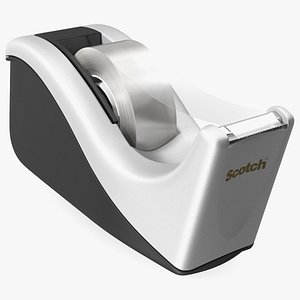 Scotch C60ST Desk Tape Dispenser Transparent