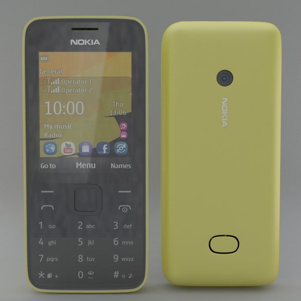 3d nokia 208 model