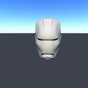 3d iron man helmet model