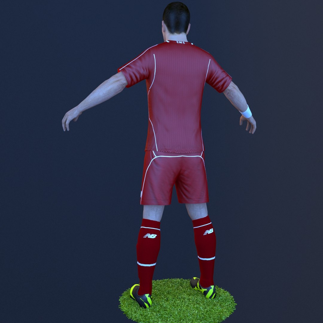 3D soccer player model - TurboSquid 1415179