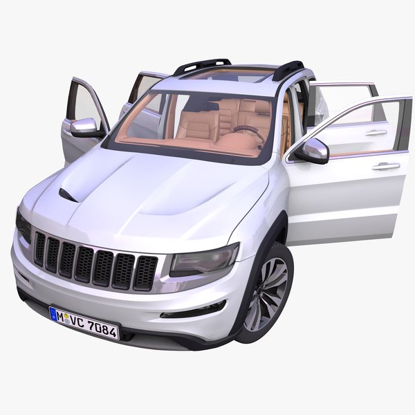 generic american suv interior car 3D model