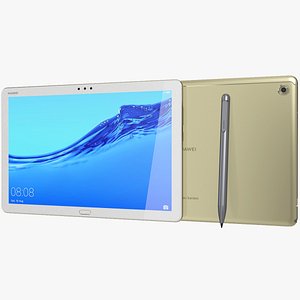 3D realistic huawei mediapad m5