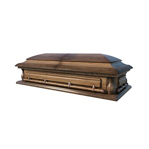 Wooden coffin